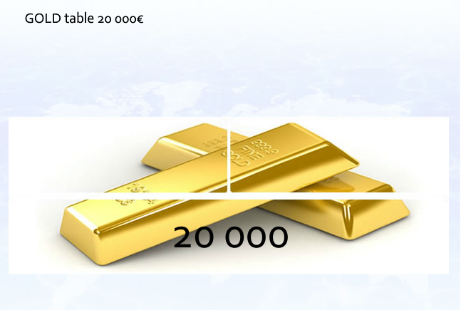 All Together. Стол Gold